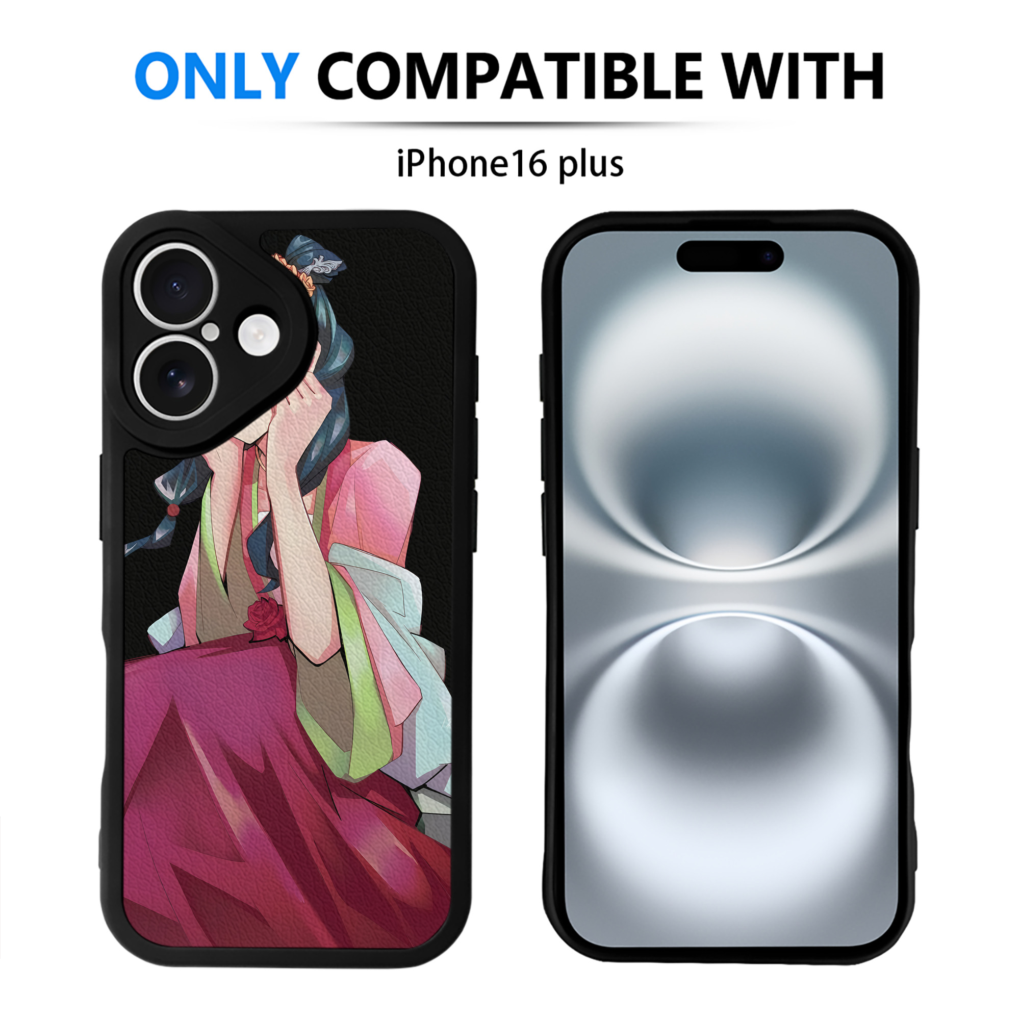 （画像用） 薬屋のひとりごと The Apothecary Diaries 【iPhone 16シリーズ対応】シリコンスマホケース（レザー調） 材質：シリコン